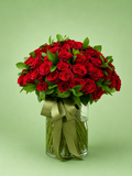 Jarrón de 100 Rosas Importadas
