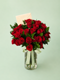 Jarrón 50 Rosas Importadas