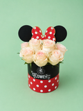 Box Minnie Mouse Floral Box Topper 12 Rosas Importadas