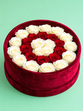 Box Terciopelo Small Elegant Rosas Importadas