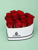 Box Corazon 12 Rosas Importadas