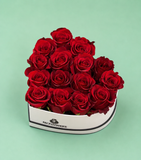 Box Corazon 12 Rosas Importadas