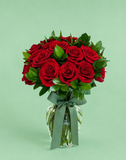 Jarron 25 Rosas Importadas
